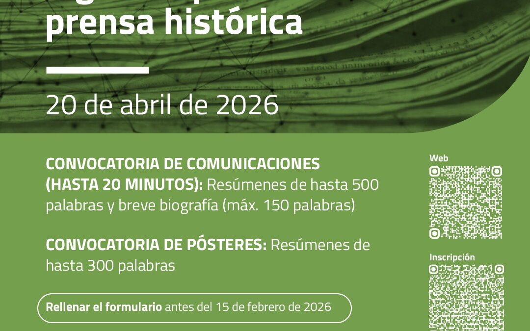 Seminario IA y humanidades digitales para la prensa histórica